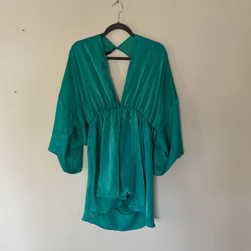 Zara Teal Jumpsuit